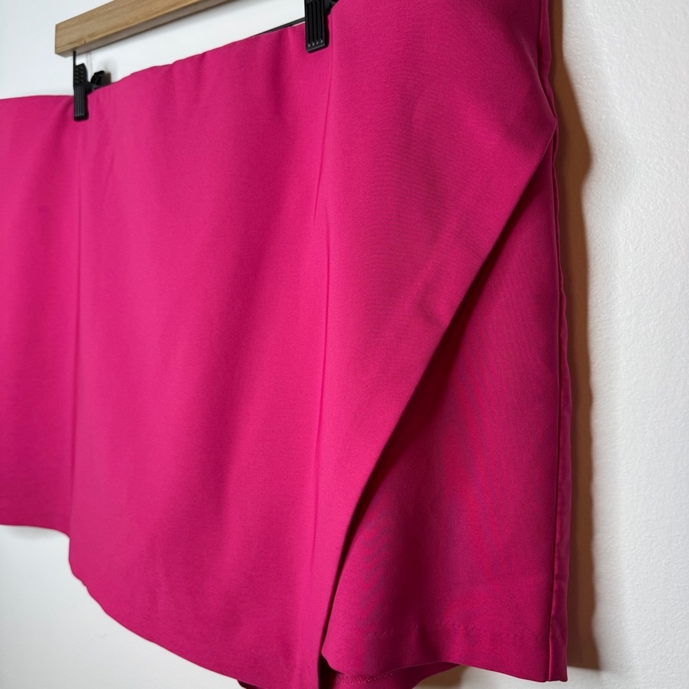 Torrid Asymmetrical Skort Barbie Pink - Picture 4 of 6